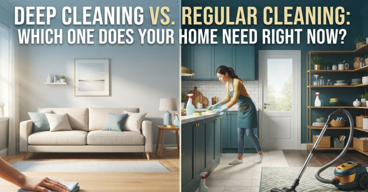 Deep Cleaning vs. Regular Cleaning