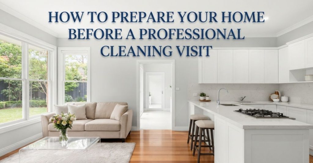 How to Prepare Your Home Before a Professional Cleaning Visit