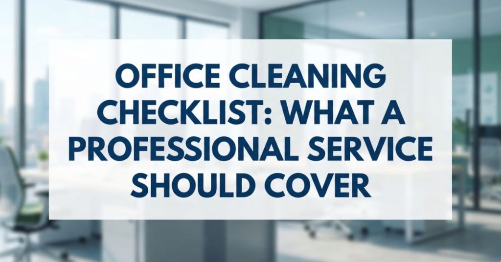 Office Cleaning Checklist