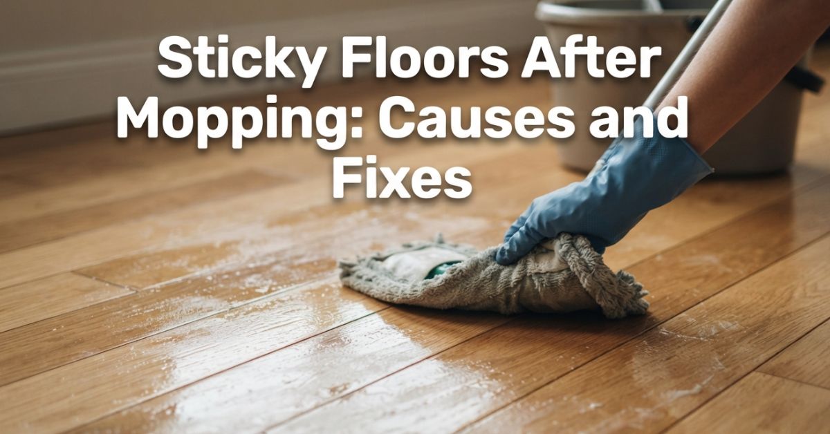 Sticky Floors After Mopping