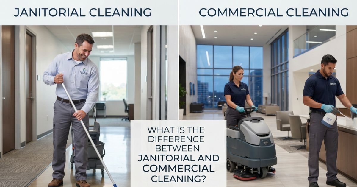 Difference Between Janitorial and Commercial Cleaning